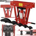 KRAFT&DELE Stalowa Giętarka Hydrauliczna Do Rur 16 Ton 8 Profili KD339
