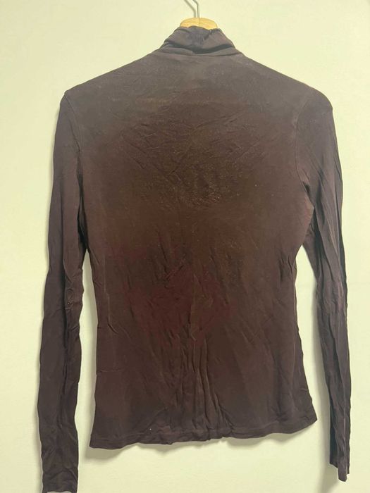 Bordowy golf H&M roz. S dopasowany cienki miły