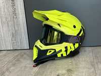 Kask motocyklowy raven (cross quad ATV) airborne roz. S(55-56) + gogle