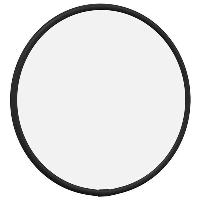 Lustro Ścienne, Czarne, Ø 20 Cm, Okrągłe