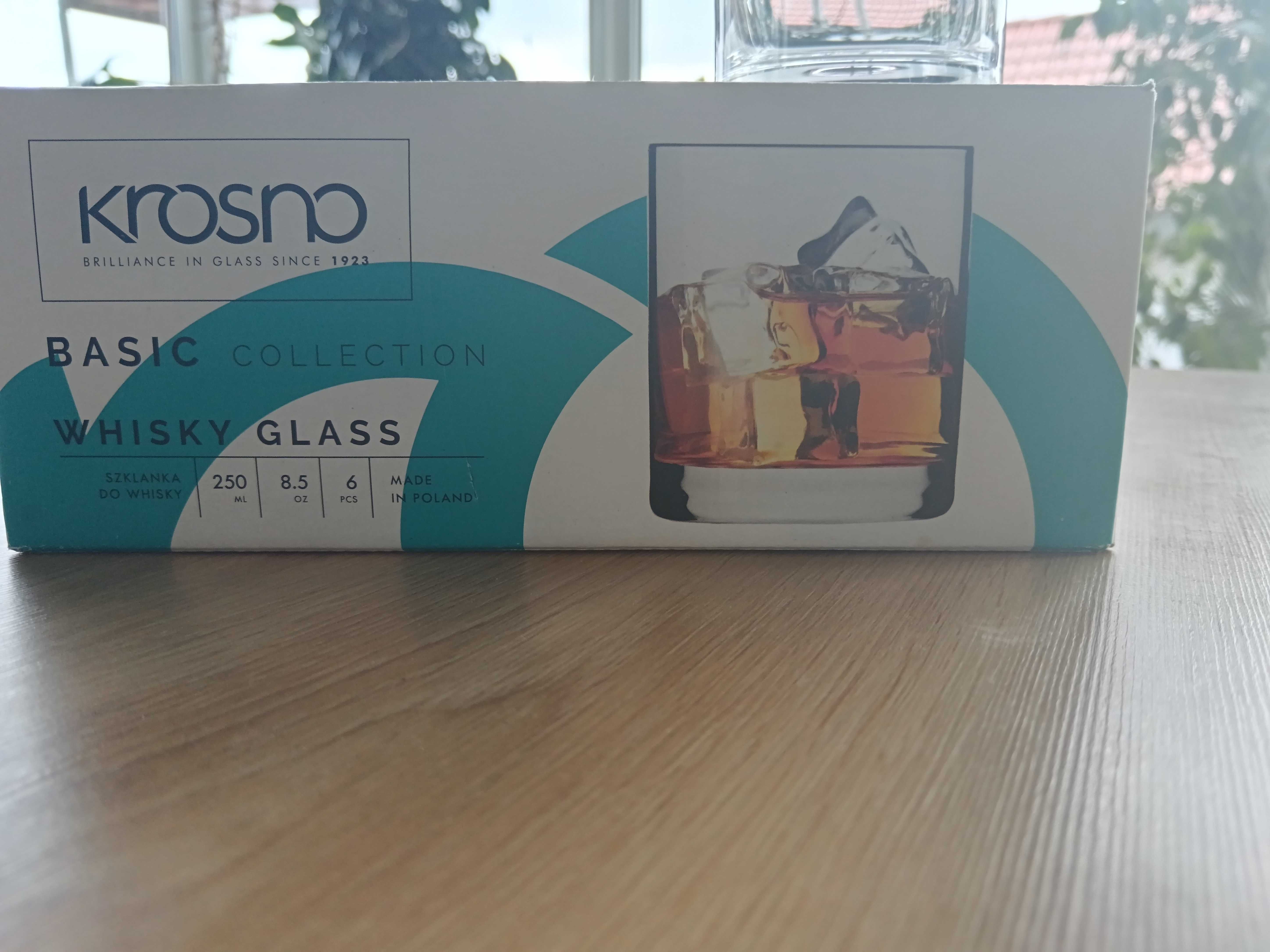 Szklanki do whisky, napojów Krosno
