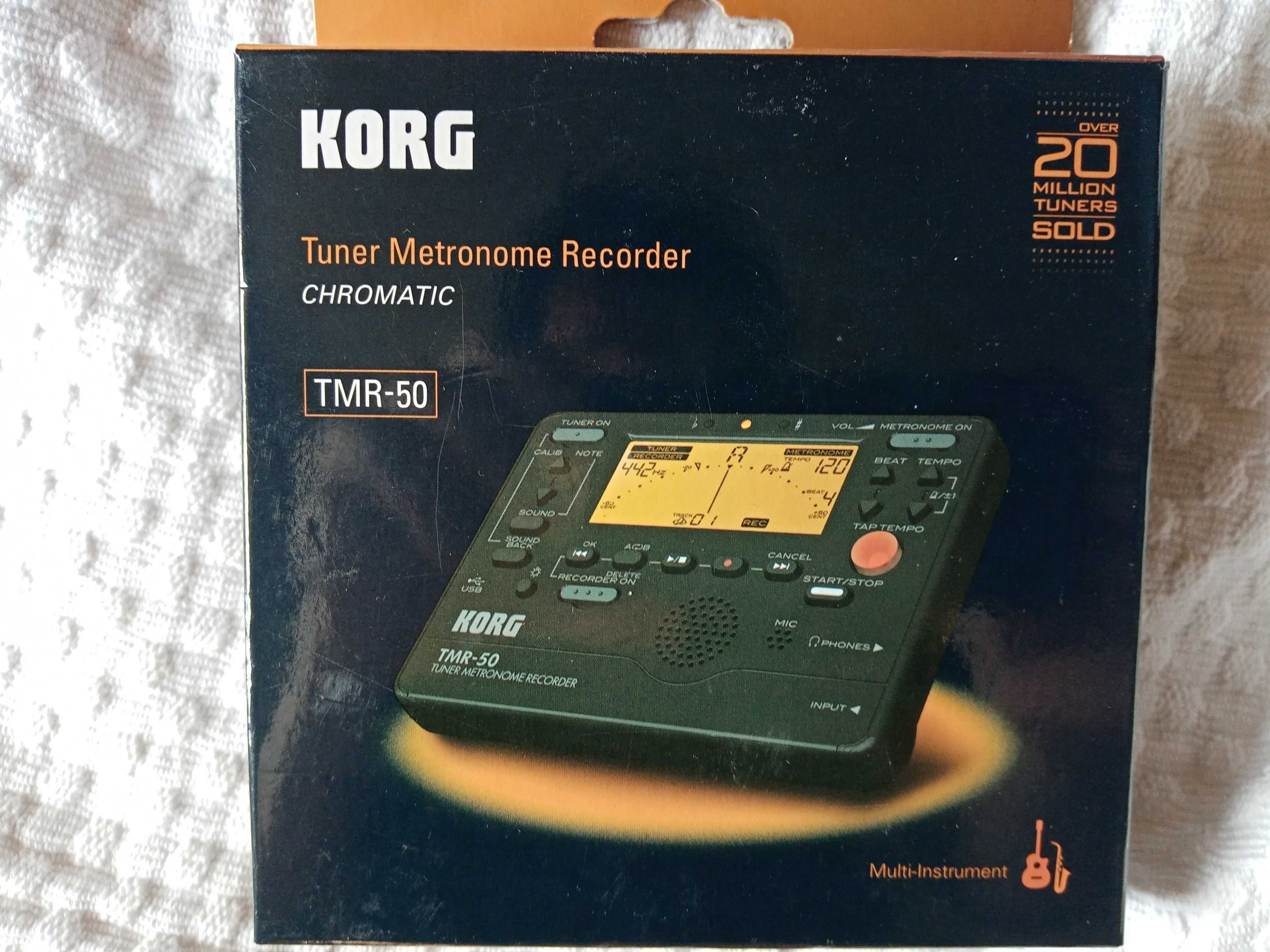 Metronomo Afinador digital Korg TMR50BK Preto