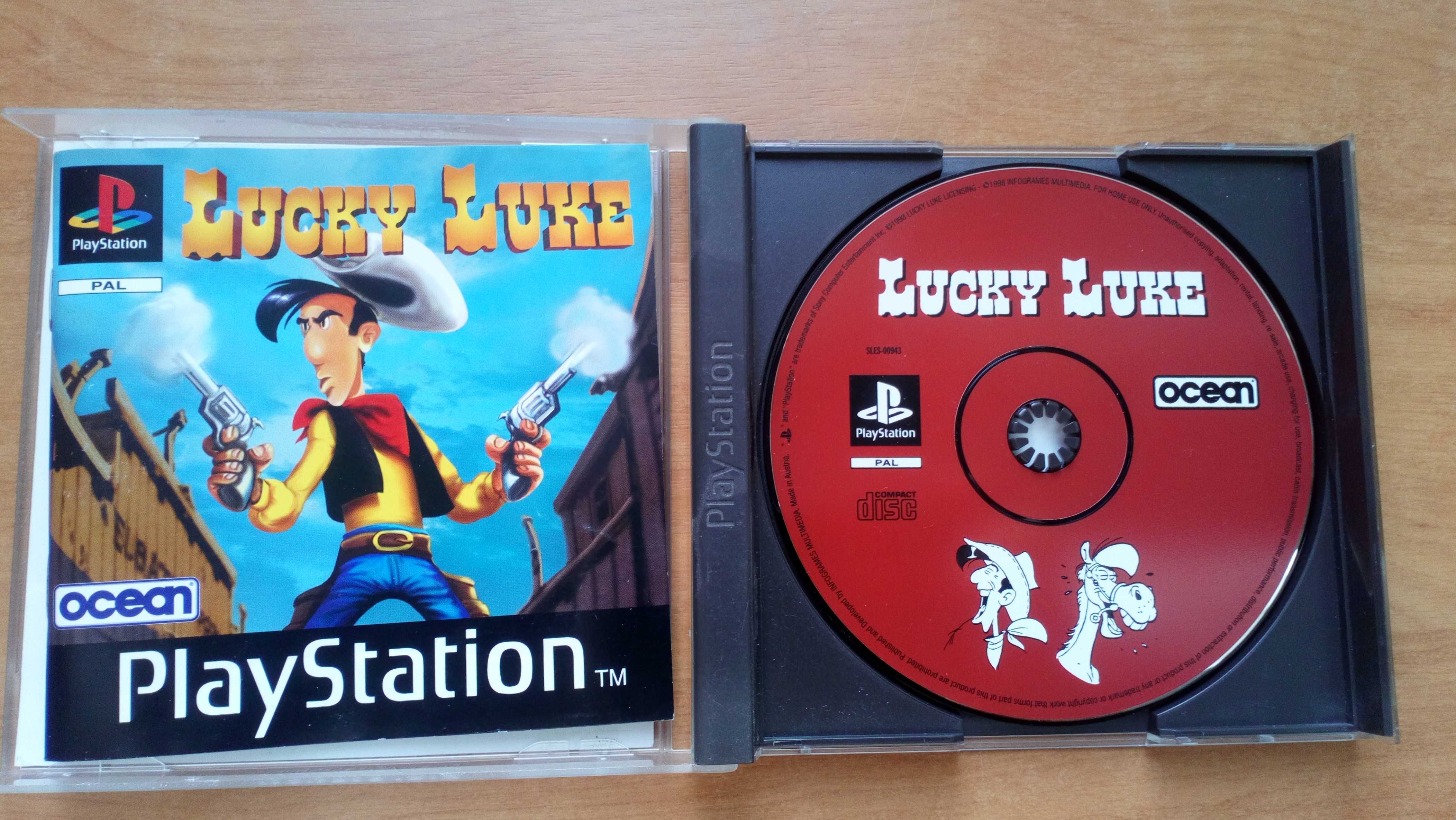 Gra Lucky Luke Unikat ps1,psx,ps one