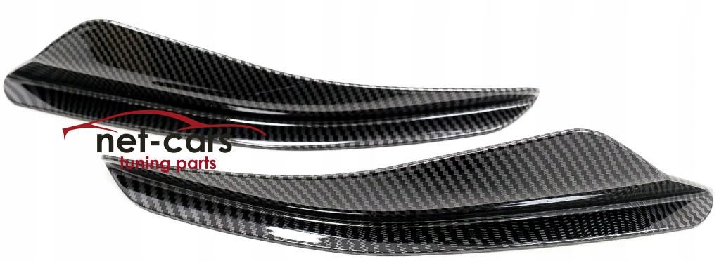 Spoiler Splitery dokadki przód GOLF 8 20- GTI R line Carbon