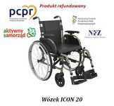 Wózek inwalidzki aluminiowy Rehasense Icon 20 Produkt refundowany.