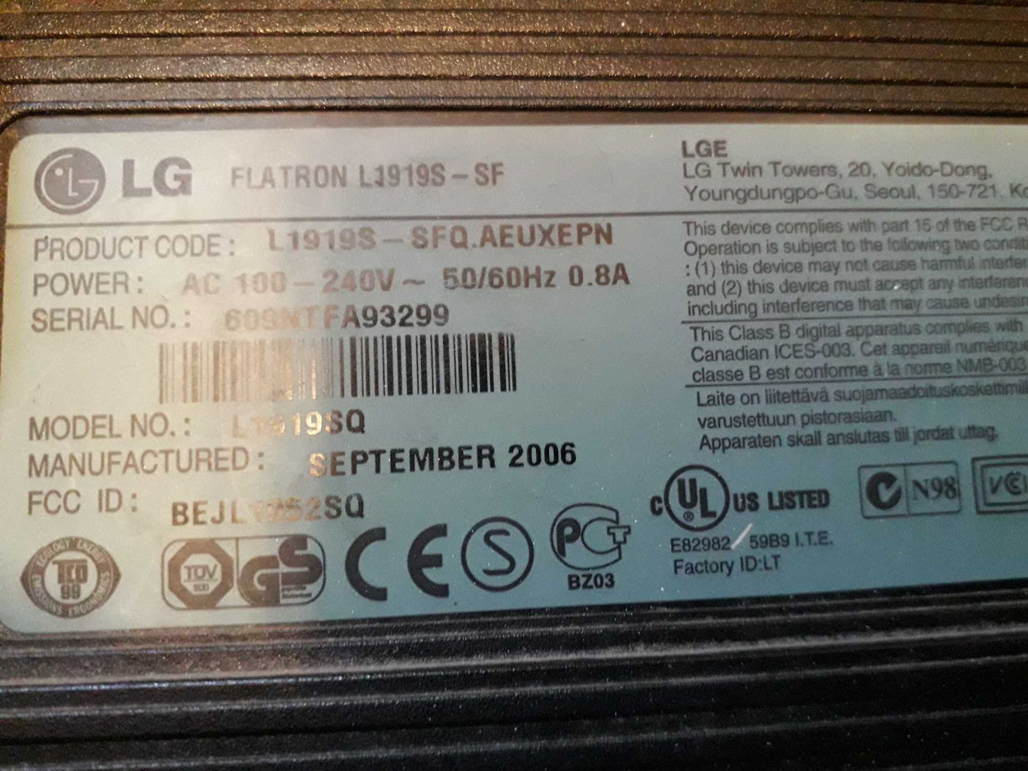 monitor        Lg