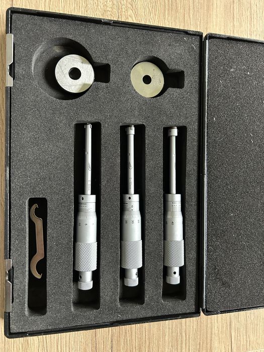 Zestaw średnicówek 3-punktowych HELIOS-PREISNER fi 6-12 mm.