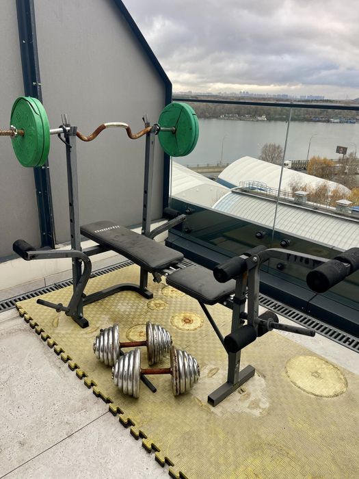 Гантелі Штанга Лавка Блини