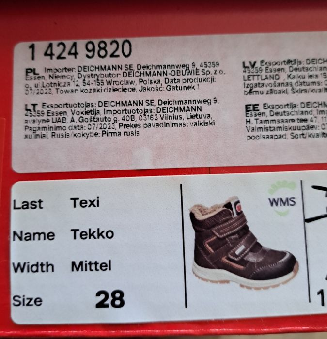 Kozaki chłopięce Elefanten 28