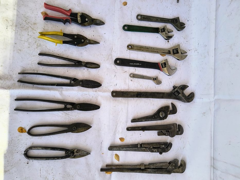 Ключі газові, трубні, розводні. Ножиці по металу. СРСР.