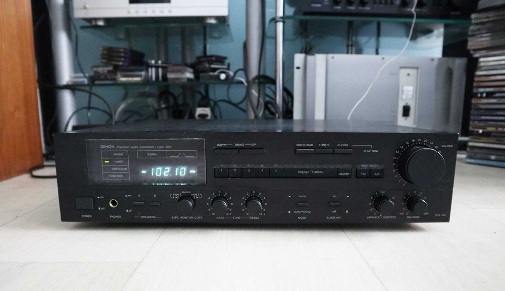 ‼️Усилитель ресивер DENON DRA-350 Япония  8Ом‼️