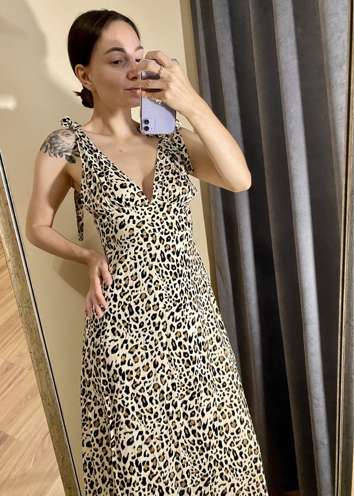 Сукня asos леопардовий принт тренд 2024