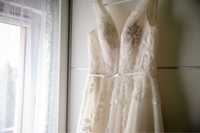 Sukienka ślubna ecru