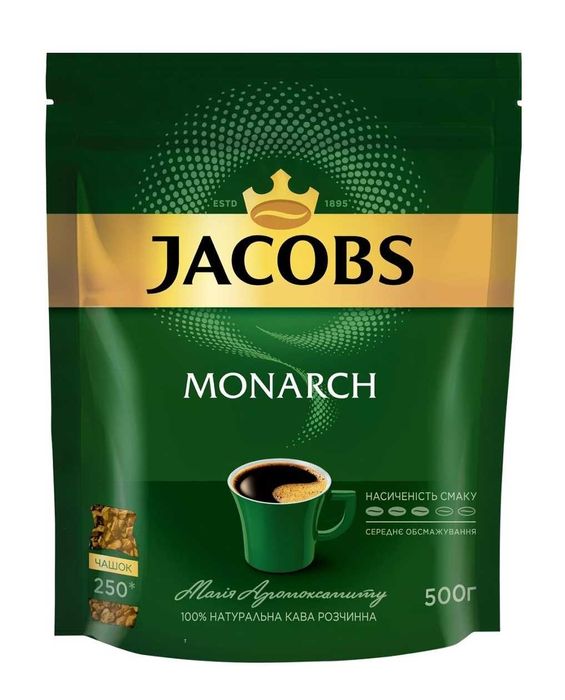 Розчина кава JACOBS MONARCH Якобс Монарх 500г