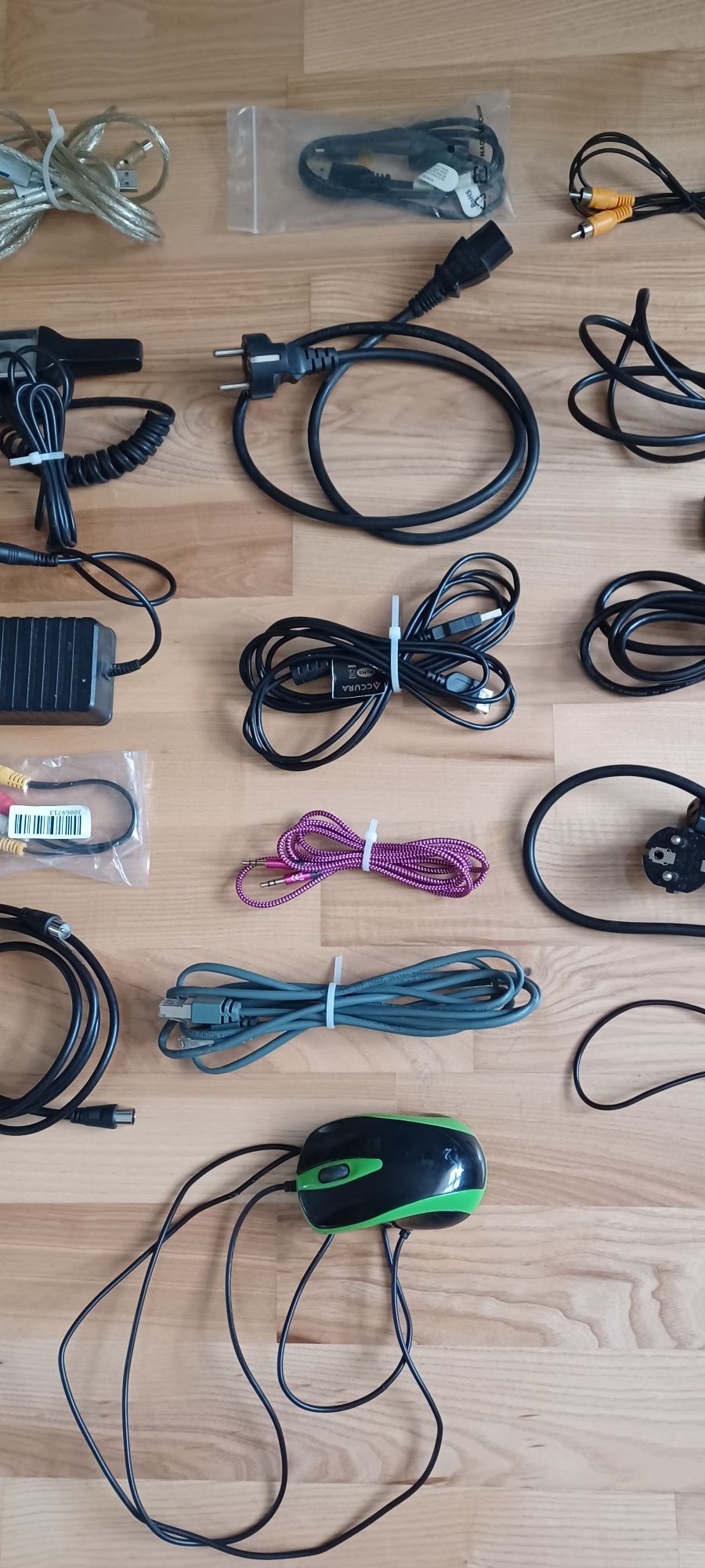 Kable różne! USB, zasilające, chinch, sieciowe