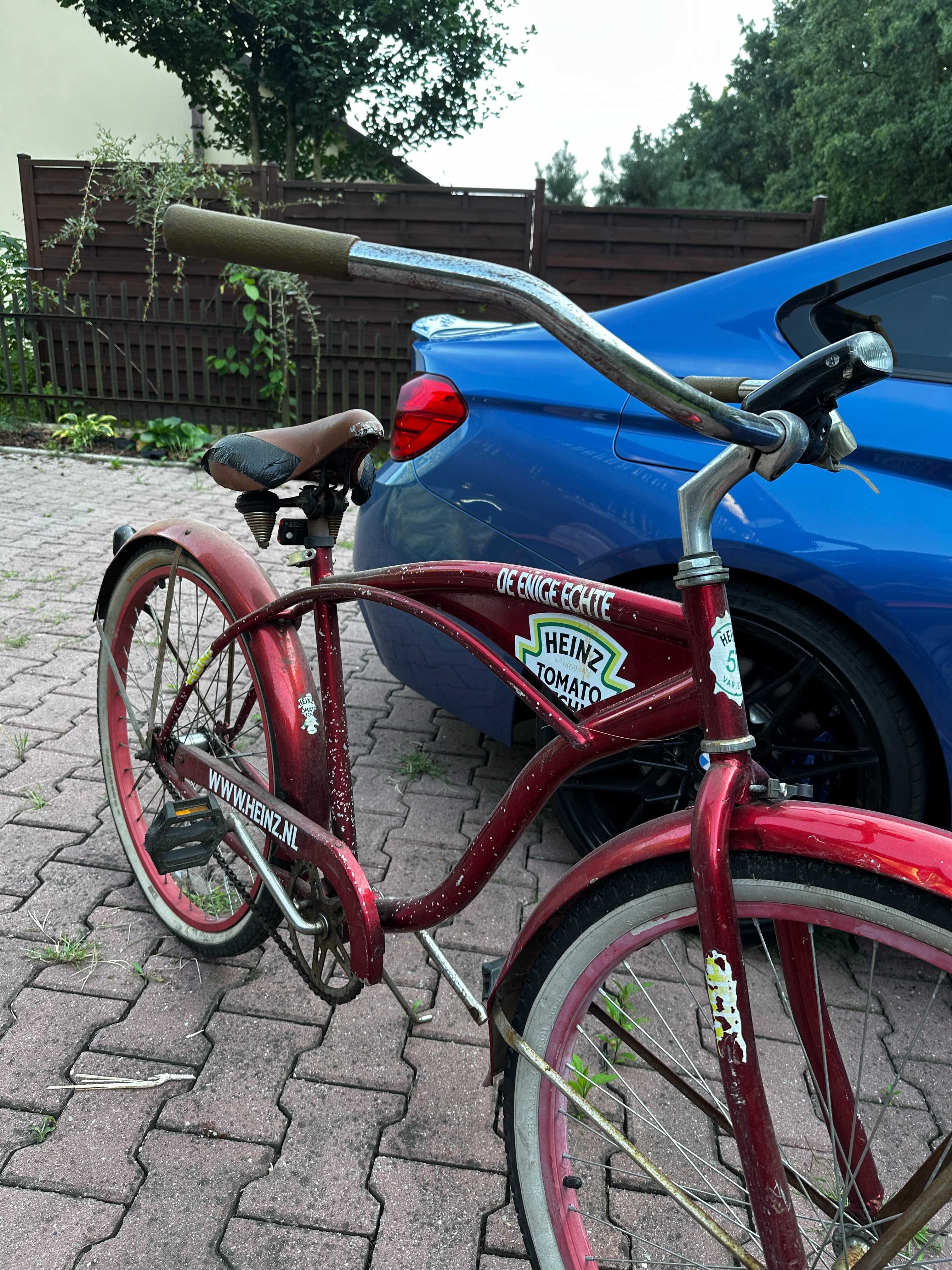 Rower oldschool vintage holenderka amerykański reklama heinz.
