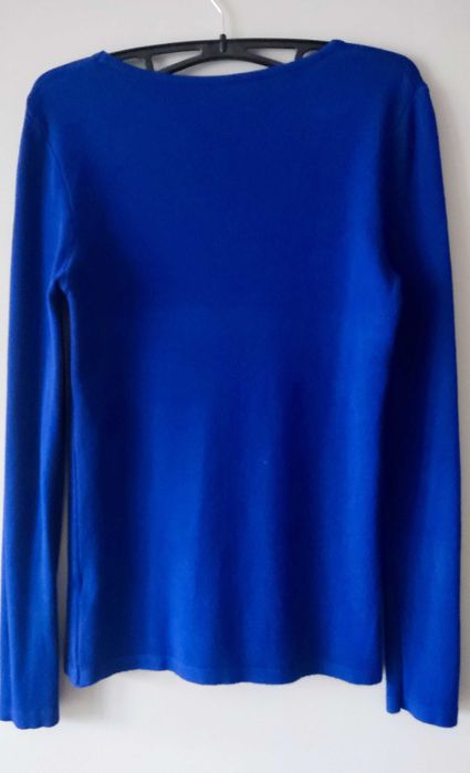 cienki sweterek chabrowy r.M