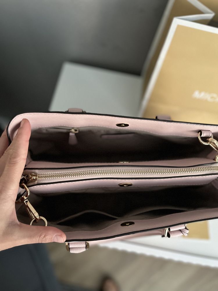 Michael Kors torba torebka skóra saffiano super stan