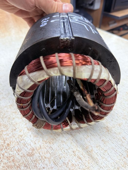 Перемотка статора й ротора генератора