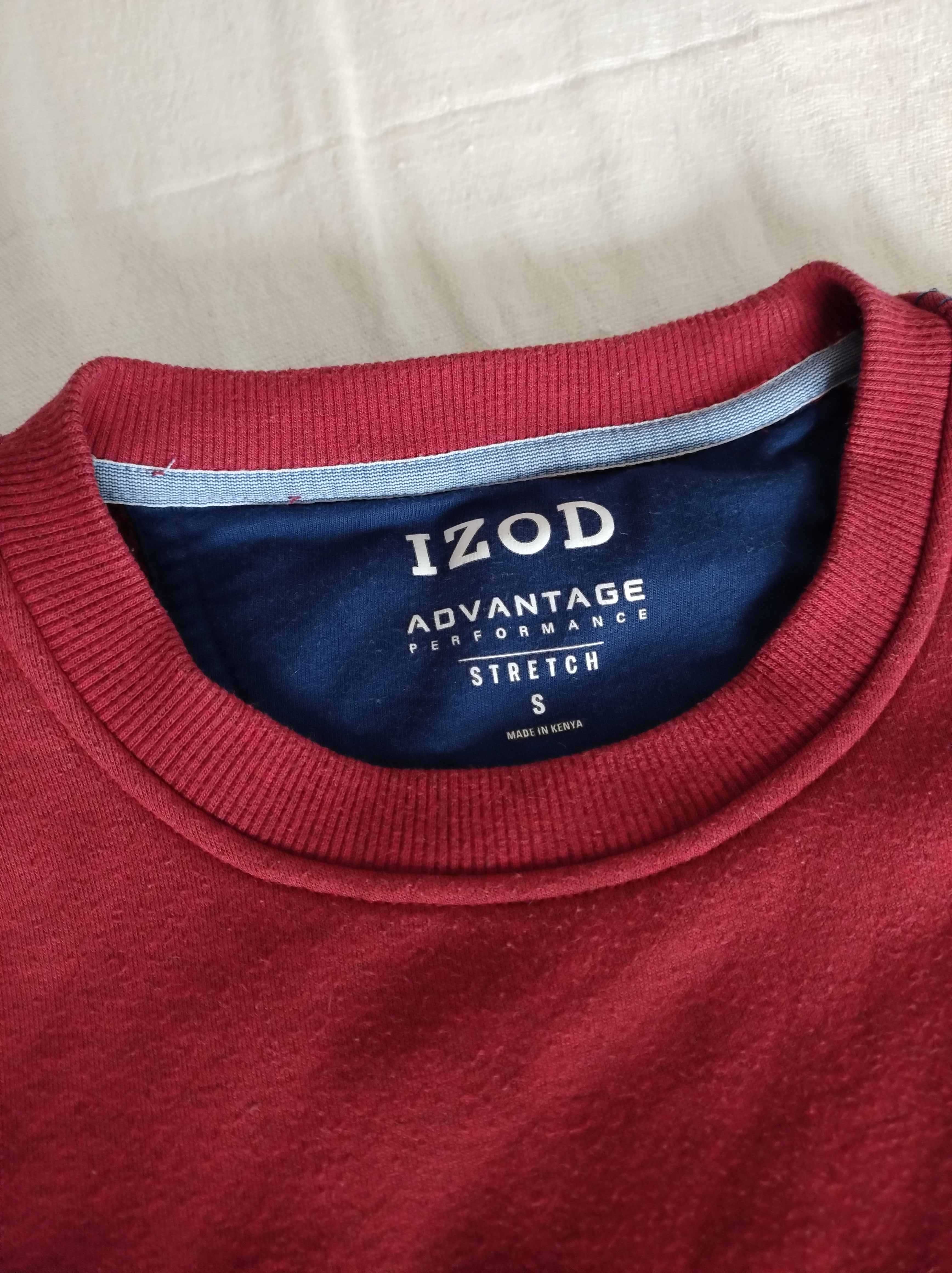 bordowa bluza izod advantage w rozmiarze S