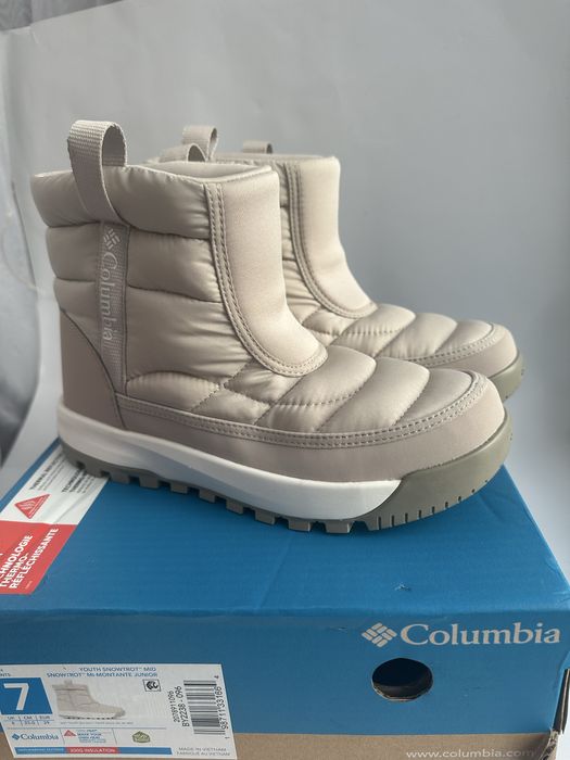 Жіночі чоботи Columbia Snowtrot, дутики, термо черевики зимові
