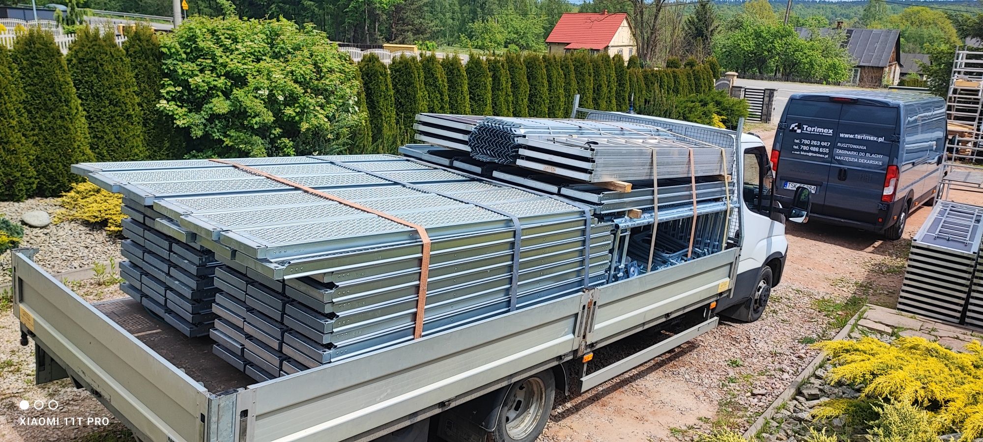 Duży zestaw rusztowanie 215m2 Pletac
