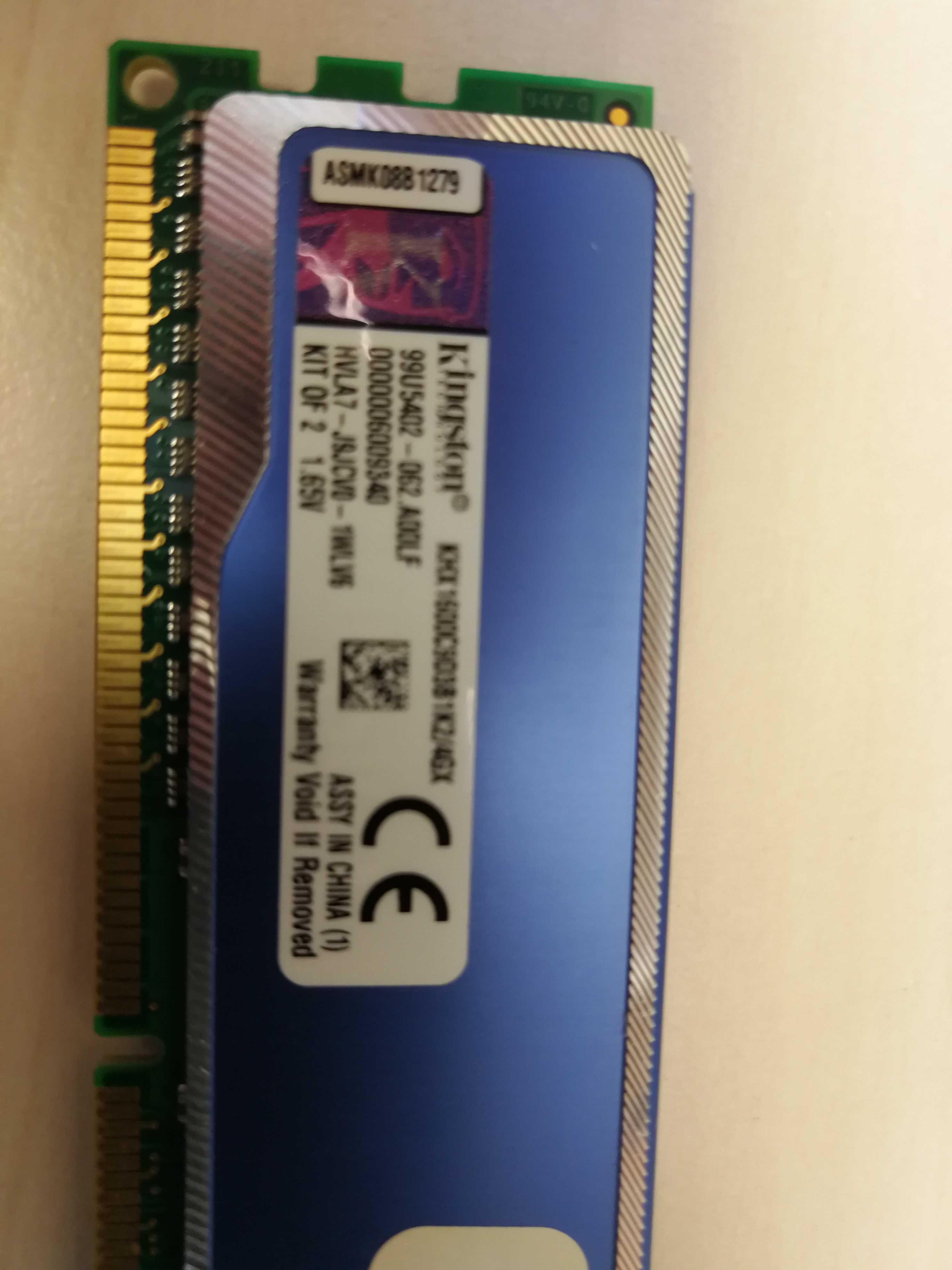 Pamięć DDR3 Kingston HyperX blu 2GB