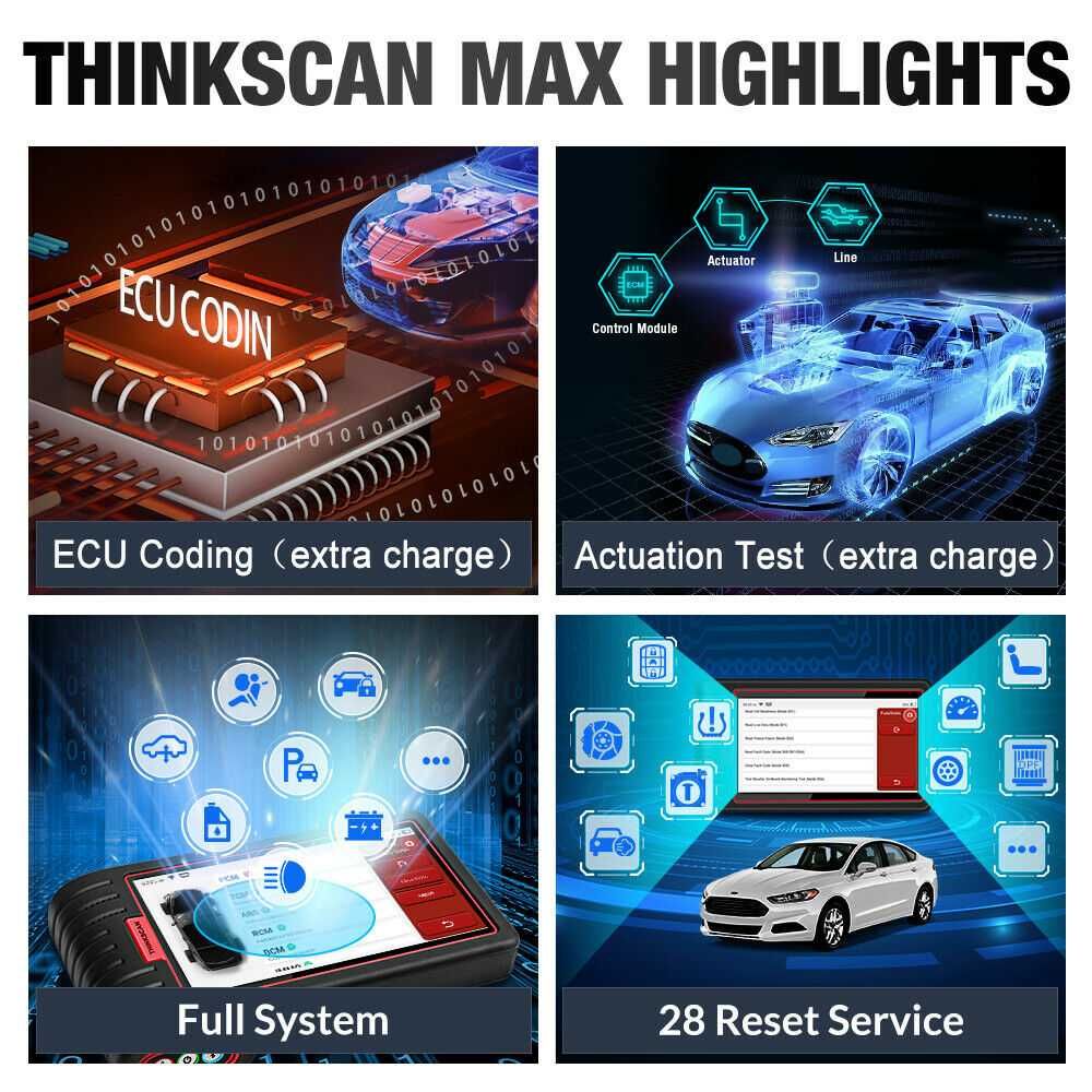 Профессиональный Автосканер ThinkScan MAX x431 ThinkDiag Официал 2024!