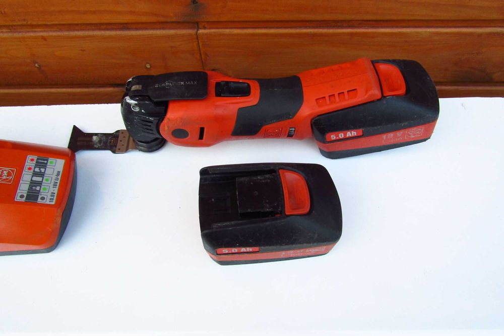 Fein AFSC18 W SL SuperCut Narzędzie Wielofunkcyjne 2x5.0Ah