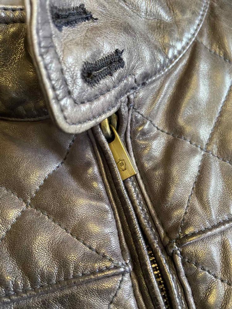 Куртка шкіряна Massimo Dutti розмір S