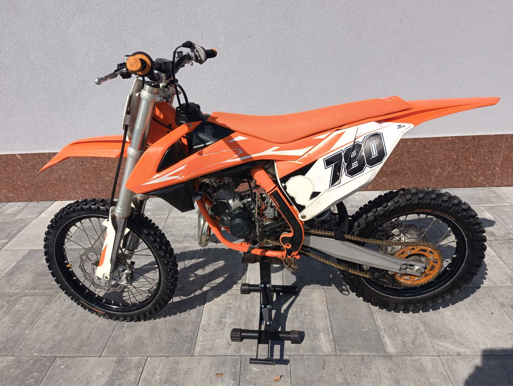 KTM SX 85, 2018 r. 19/16, raty na oświadczenie, transport