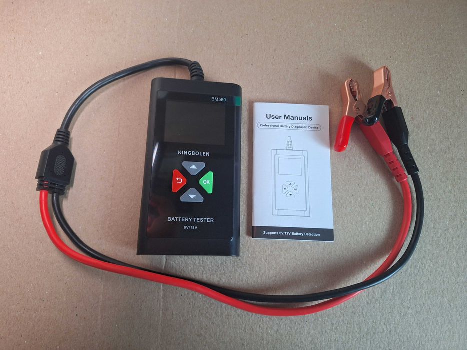 Тестер АКБ KINGBOLEN BM580.Тестер акумуляторів 6V / 12V