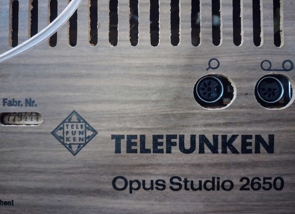 Легендарный Ресивер (Rare) =TELEFUNKEN modell: Opus Studio 2650 HiFi=