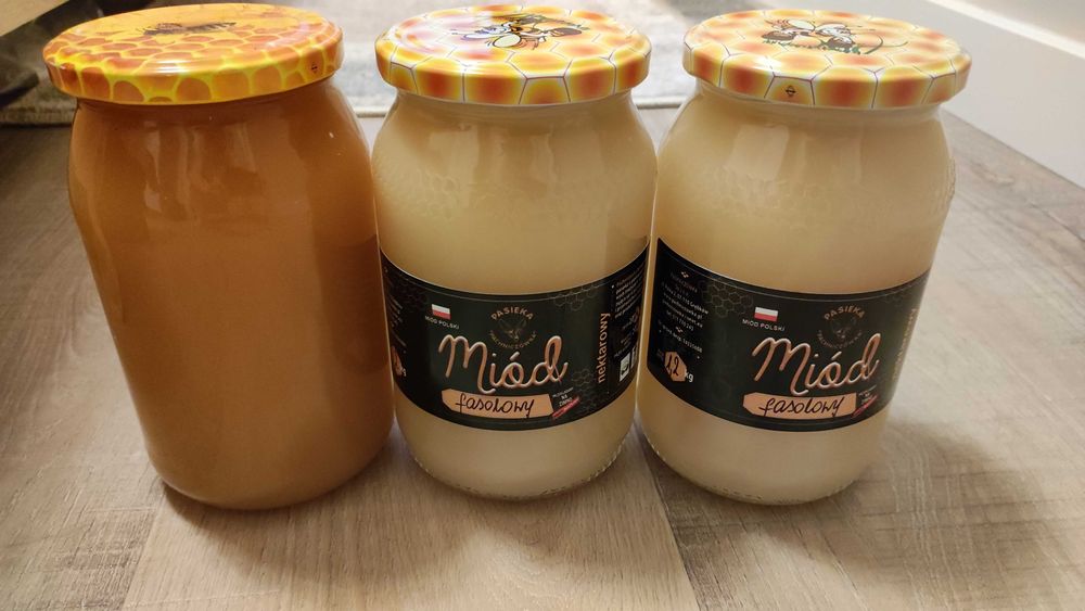 Miód fasolowy i wielokwiatowy