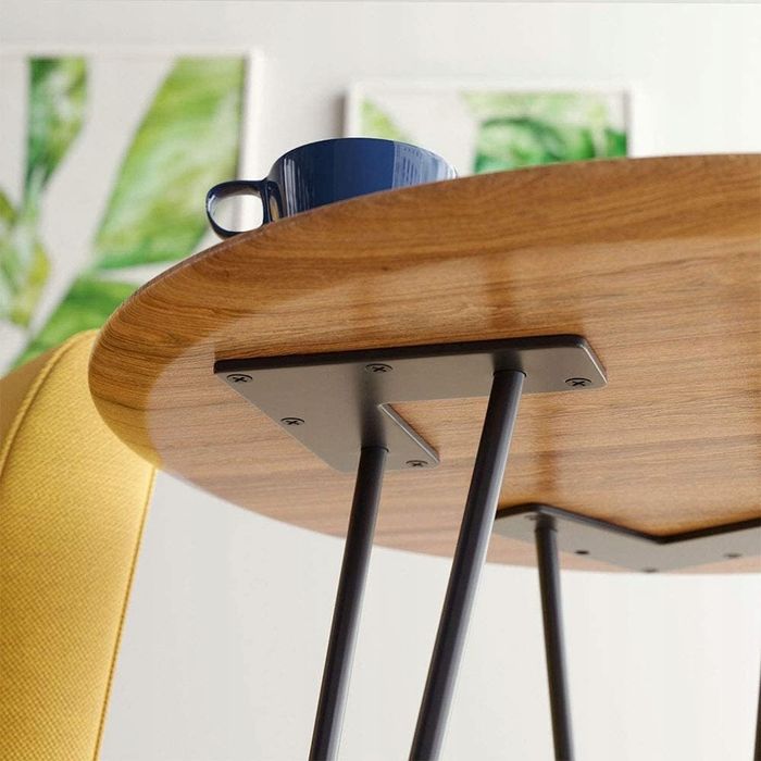 WINSOON Metalowe nogi/nóżki do stołu, do mebli 40 cm czarne, 200kg