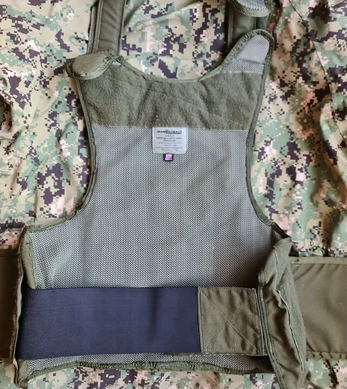 Oryginalna kamizelka Dimondback Rapid Ballistic Vest Predator