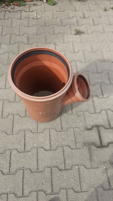 Trójnik kgea 315x160x45" osttendorf pvc-u en1401