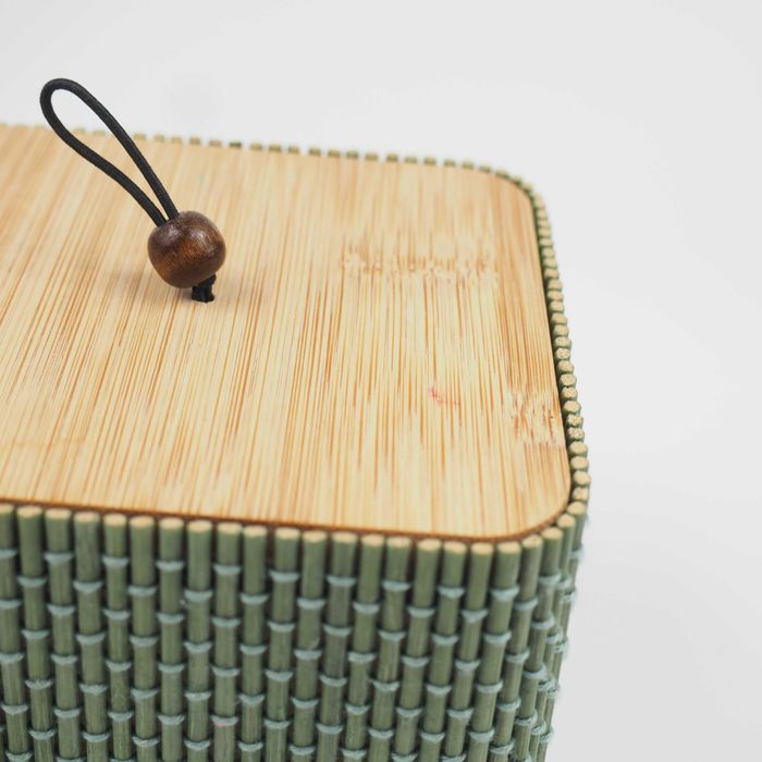 pojemnik pudełko szkatułka bambus etno boho Pepco
