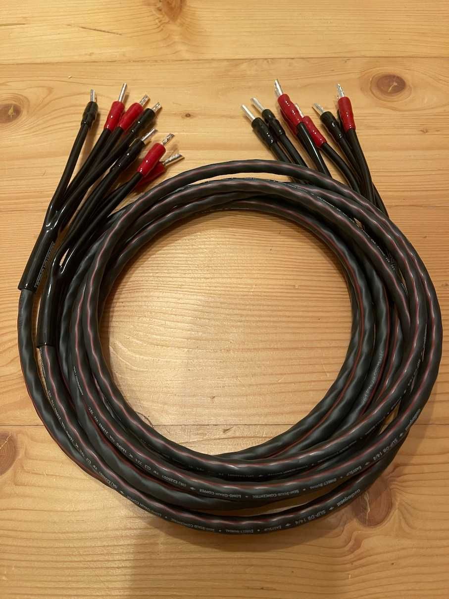 AudioQuest przewody głośnikowe kabel 2x2,5m SLiP-DB 14/4 BiAmping