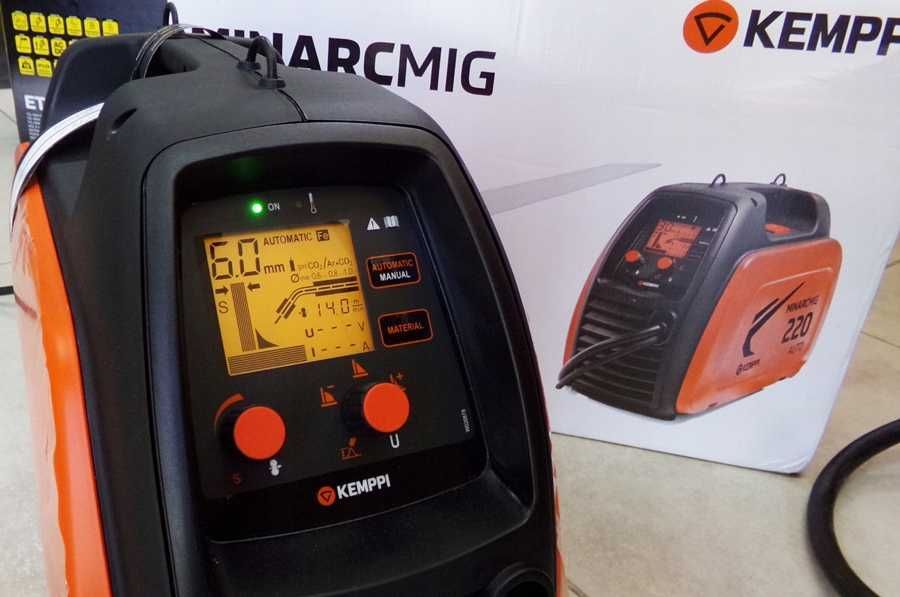 Migomat Spawarka Kemppi MinarcMIG Evo 220 220A Zestaw półautomat ALU