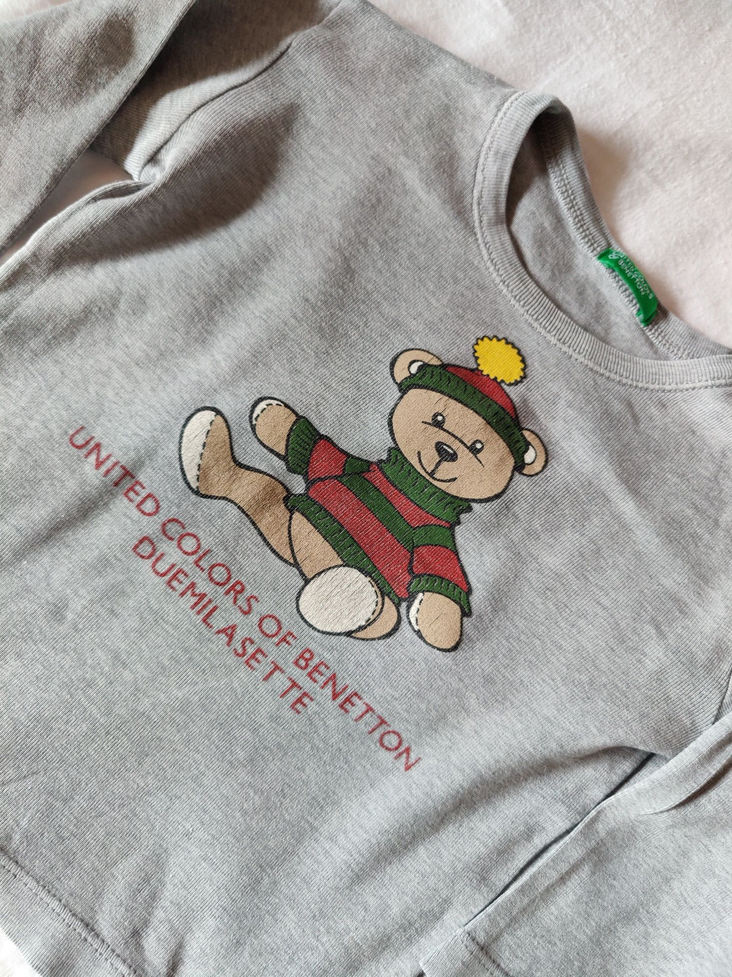 Bluza niemowlęca bluzka united colors of Benetton r 80 szara