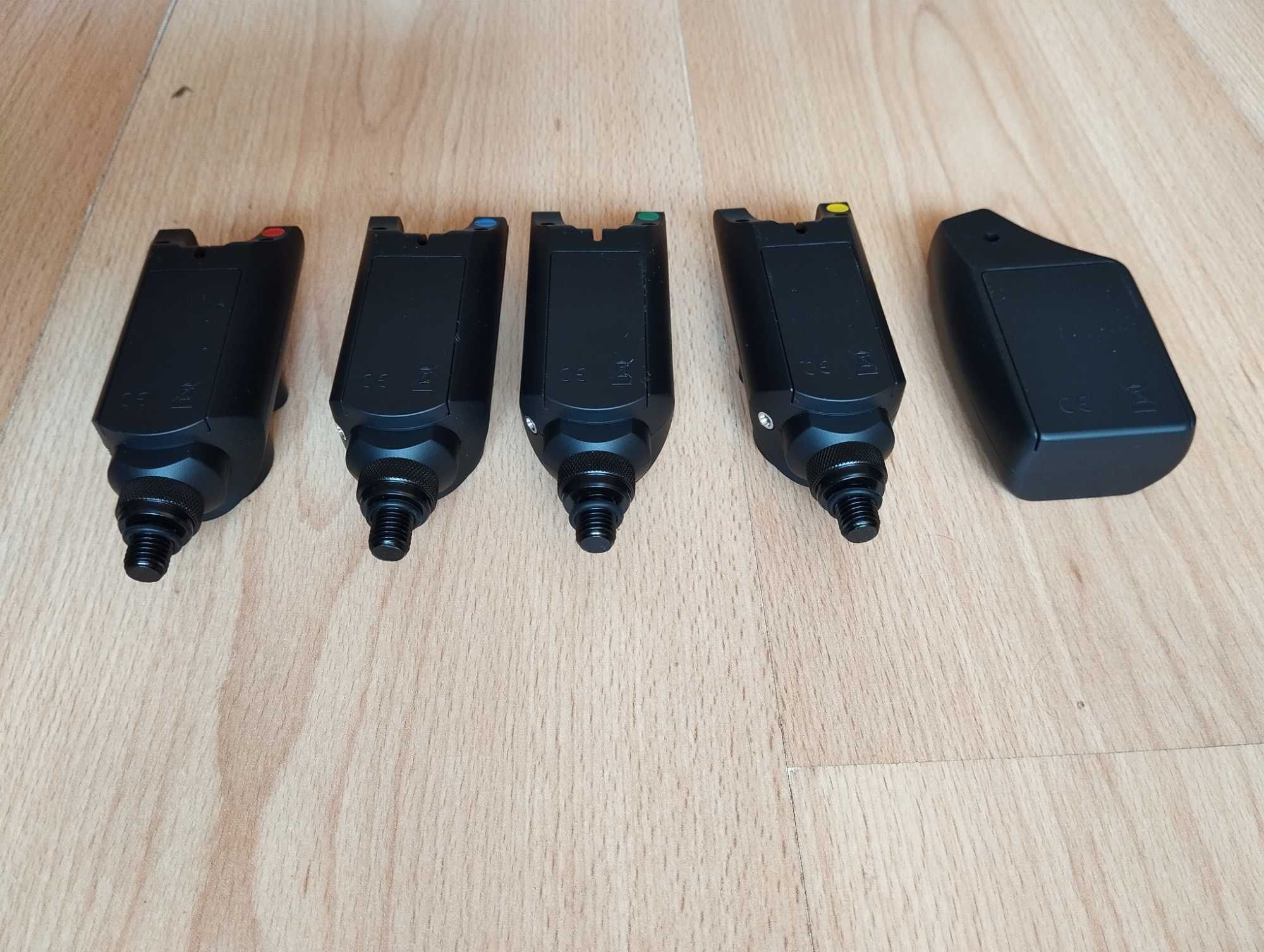 Elektroniczny sygnalizator brań 4+1 centralka HIRISI S6 bateria AAA