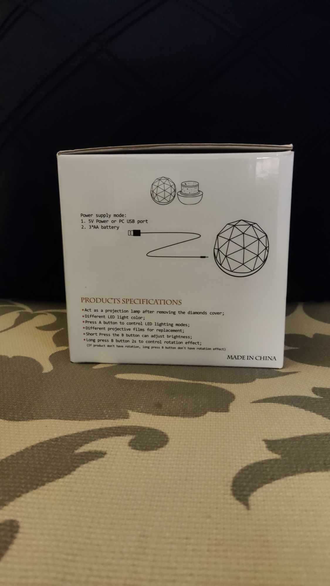 Projektor Lampa Magic DIamonds Projection Lamp nowa okazja