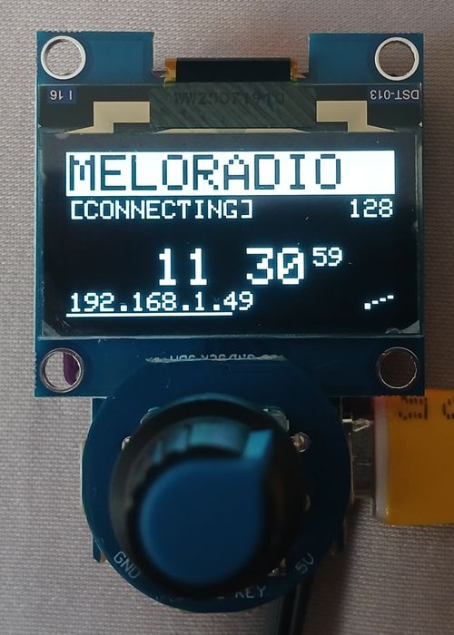 YoRadio internetowe mini OLED 1.3"