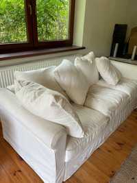 Biała sofa Ektorp 2 osobowa, 3 osobowa i fotel - IKEA