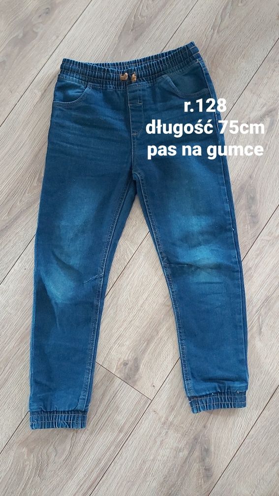 Jeansy dla chlopca r.128