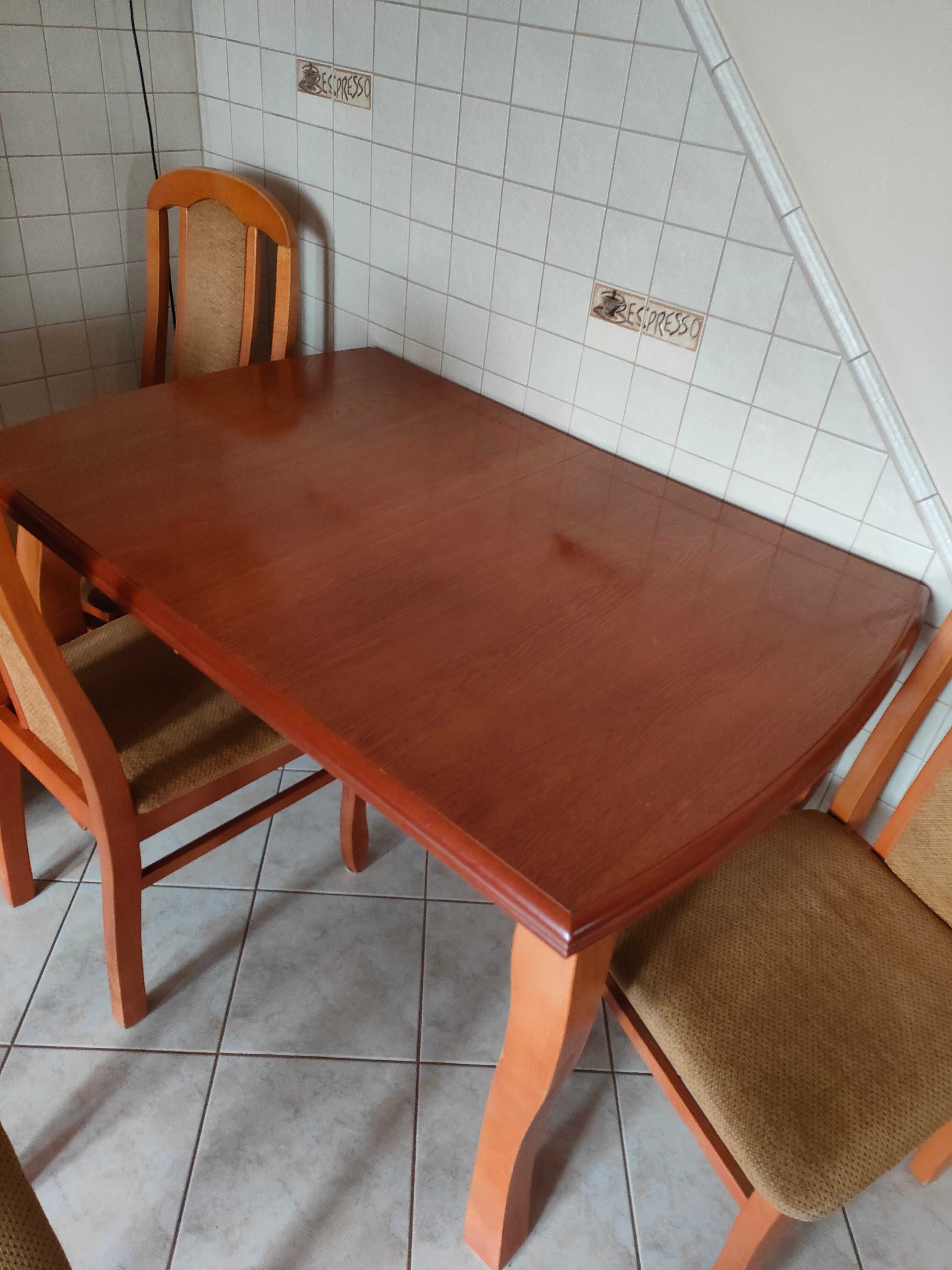 Meble kuchenne ,stół+krzesła+zlew granit beżowy