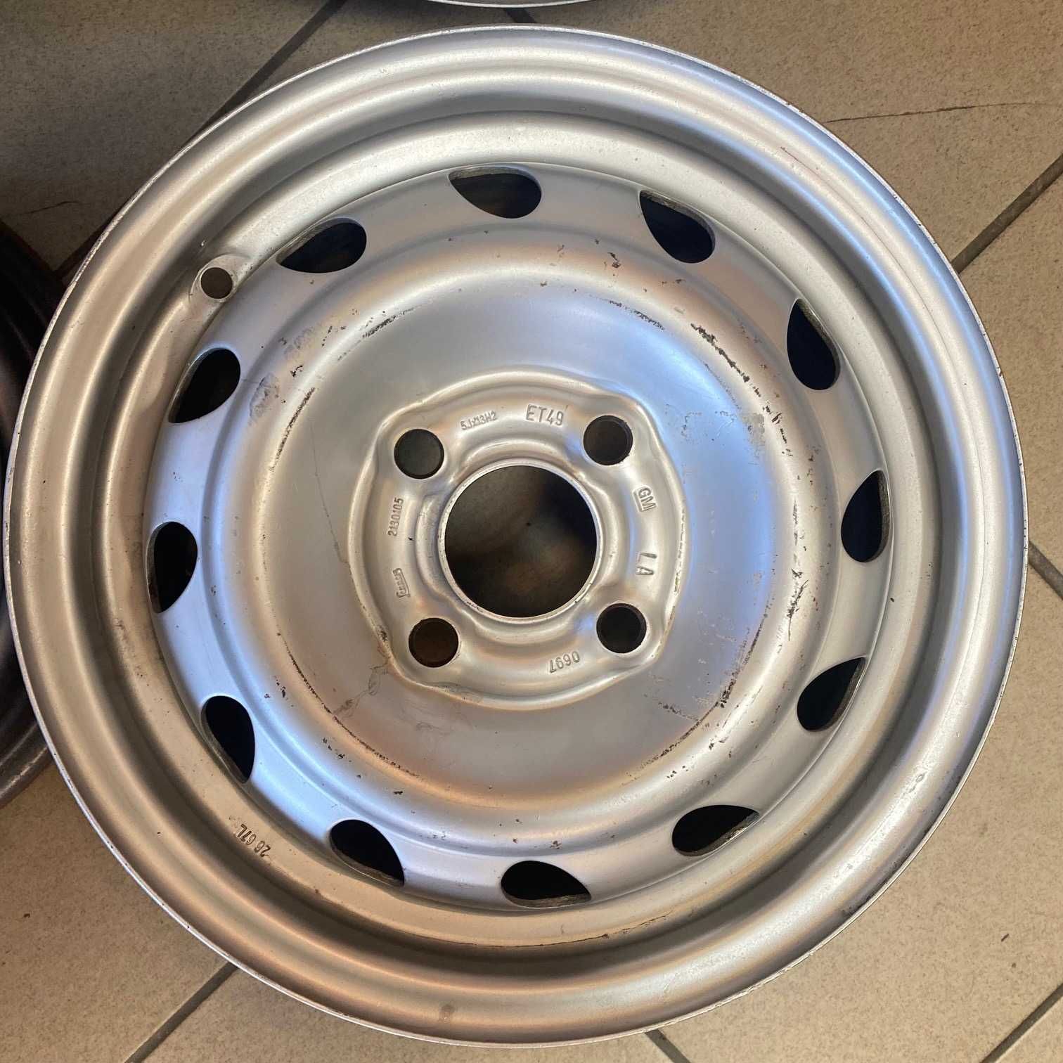 Felgi Stal. 5J R13 ET49 4x100 Opel Corsa B Lanos Nexia