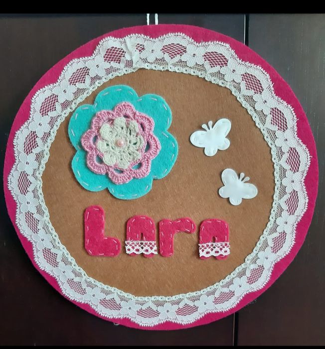 Placa quarto artesanal