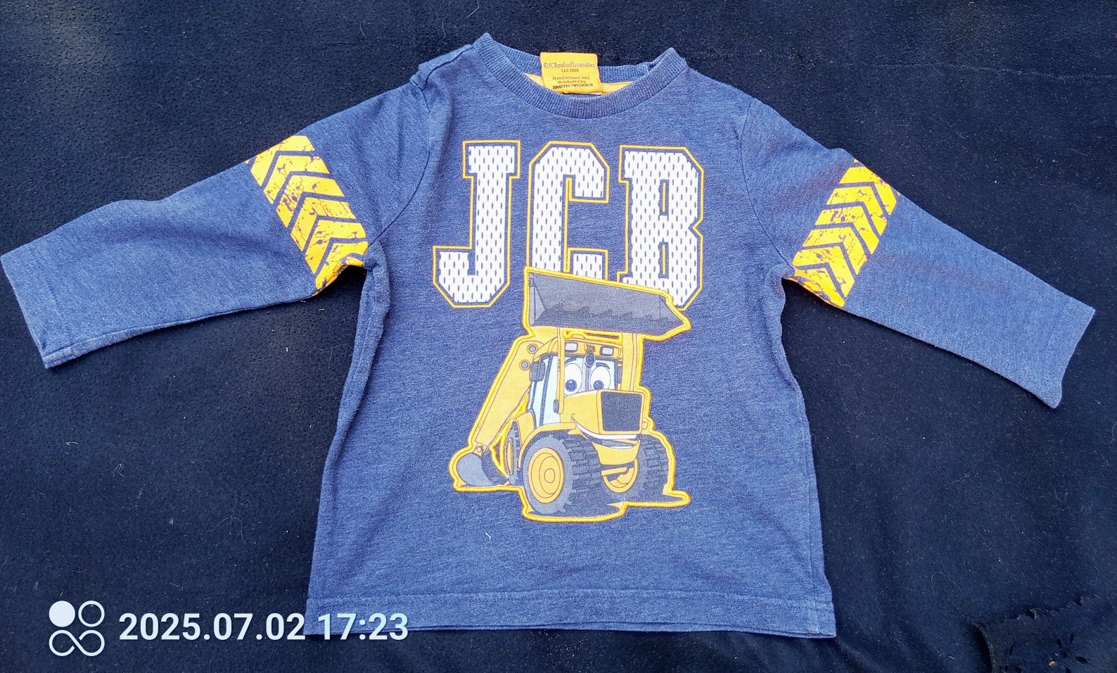 Bluzka szara JCB koparka 92